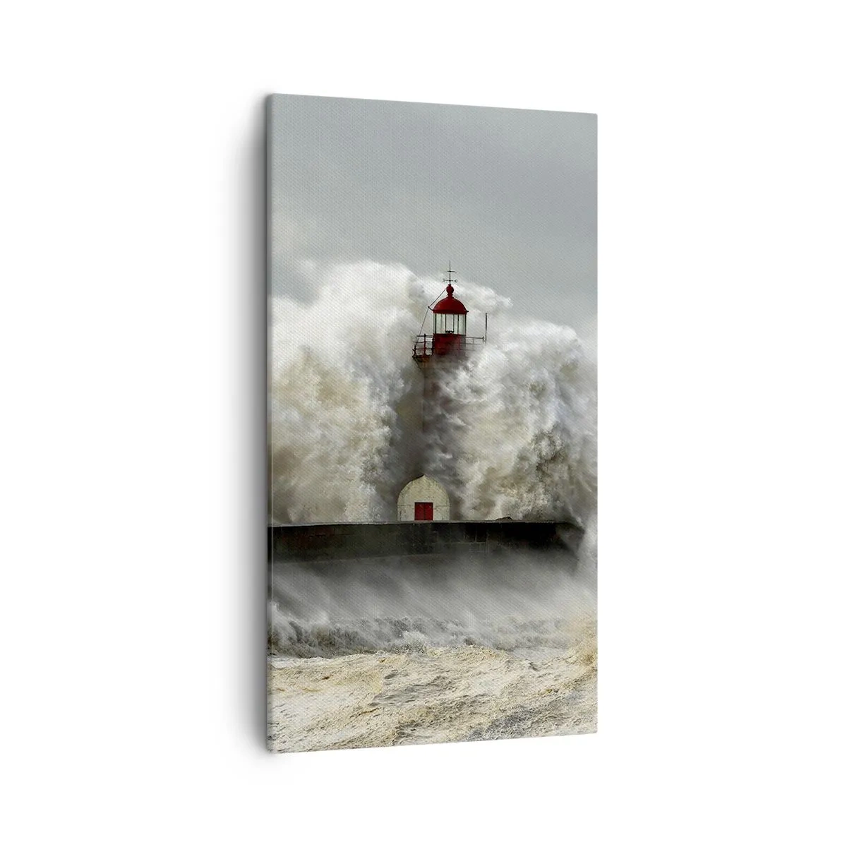 Tablou pe pânză - Mânia oceanului - 45x80 cm