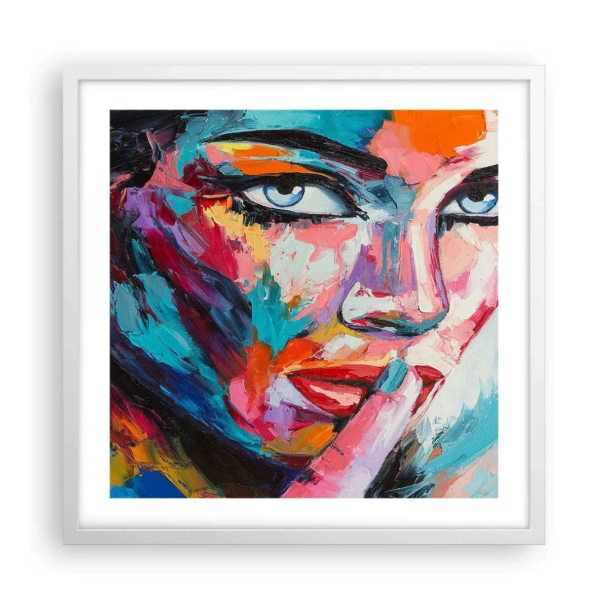 Poster în ramă albă - Primul nostru secret - 50x50 cm