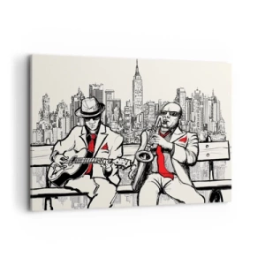 Tablou pe pânză - Improvizație la New York - 100x70 cm