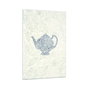 Tablou pe sticlă - Farmecul ceaiului - 70x100 cm
