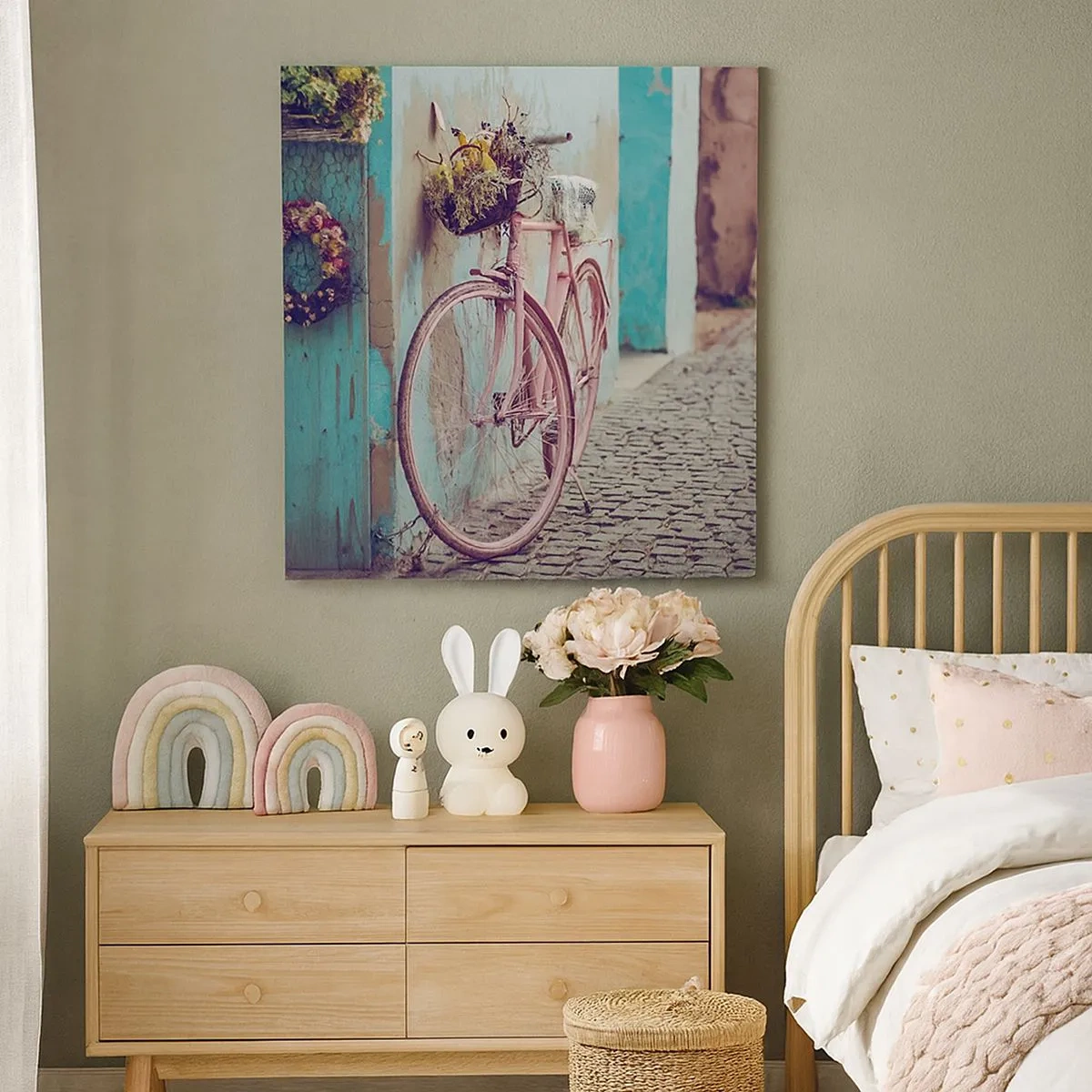 Tablou pe pânză - Mă întorc imediat - 30x30 cm