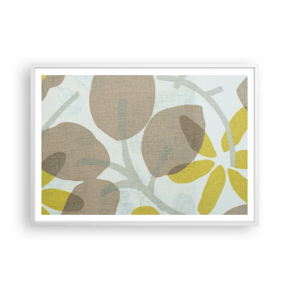 Poster în ramă albă - Compoziție în plin soare - 100x70 cm