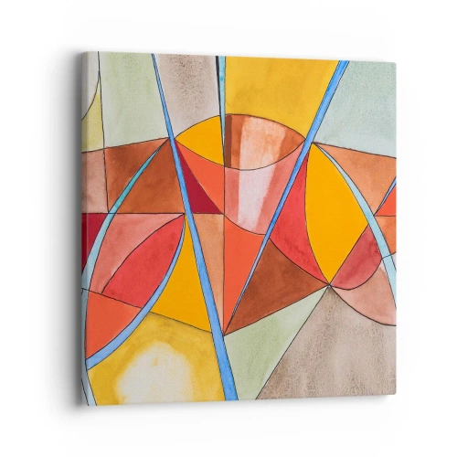 Tablou pe pânză - Carusel, carusel de vise - 40x40 cm