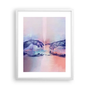 Poster în ramă albă - Scânteia divină a vieții - 40x50 cm