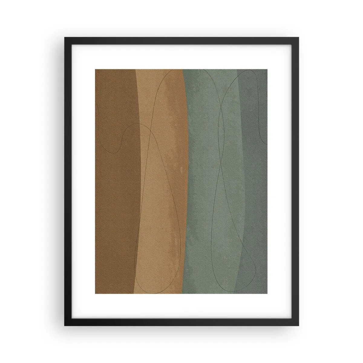Poster în ramă neagră - Compoziție orizontală - 40x50 cm