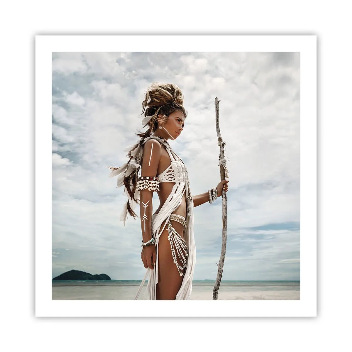 Poster - Regina tropicelor - 60x60 cm