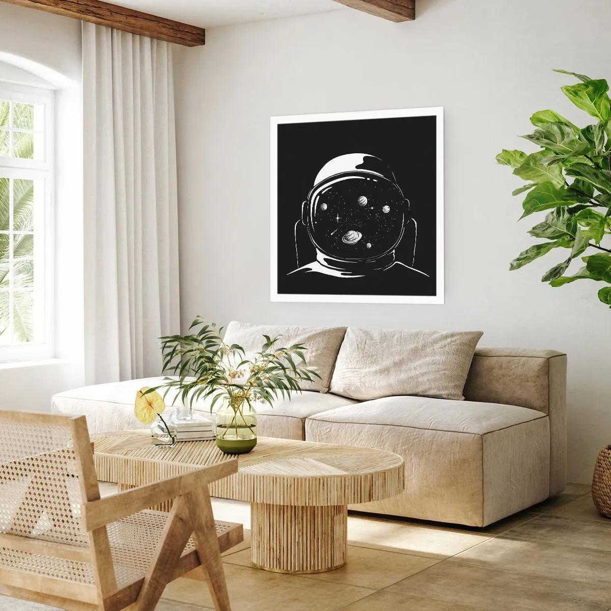 Poster - Mișto priveliște - 60x60 cm