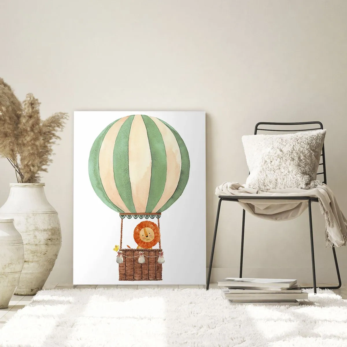 Tablou pe sticlă - Călătoriile lui Leon - 80x120 cm