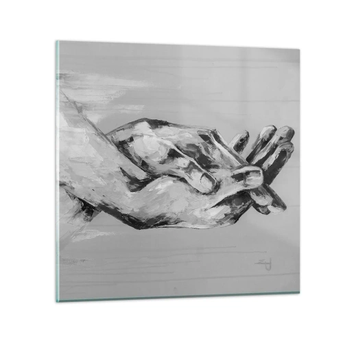 Tablou pe sticlă - Începutul... - 60x60 cm