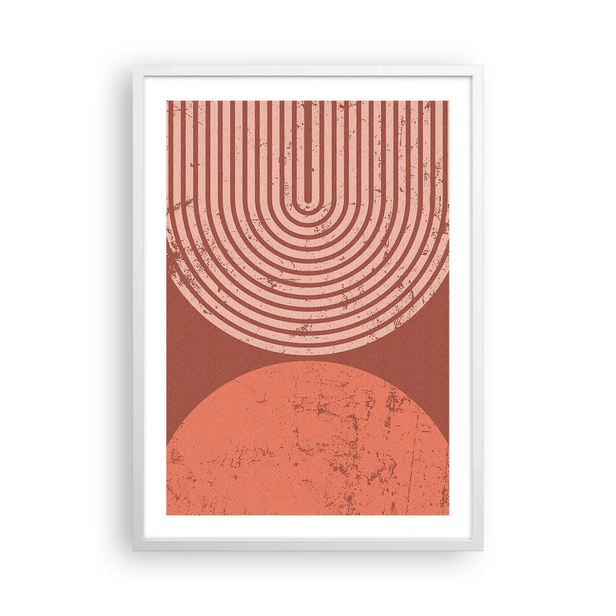 Poster în ramă albă - Relație strânsă - 50x70 cm