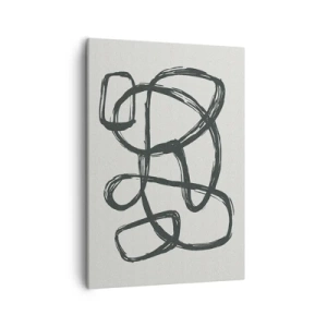 Tablou pe pânză - Abstracție în buclă - 50x70 cm