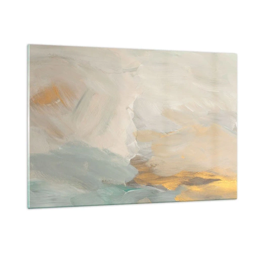 Tablou pe sticlă - Abstracție - lumea blândeții - 120x80 cm