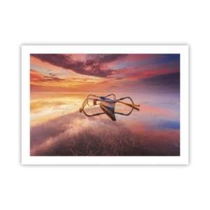 Poster - Liniștea unei seri tropicale - 70x50 cm