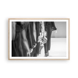 Poster în ramă de stejar deschis - Paradă elegantă - 91x61 cm