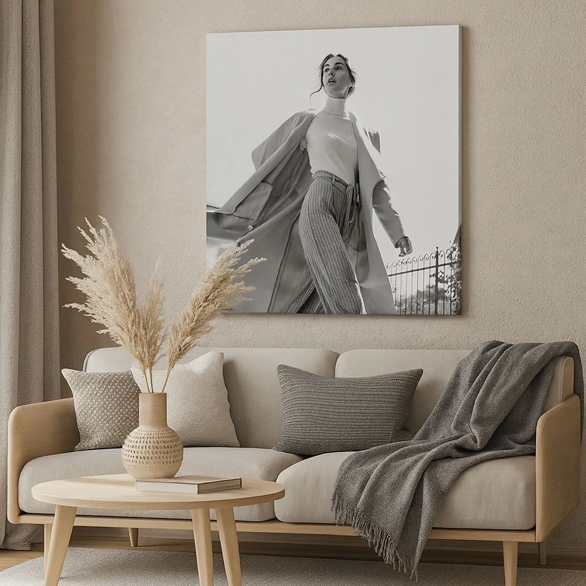 Tablou pe pânză - Vii cu mine? - 30x30 cm