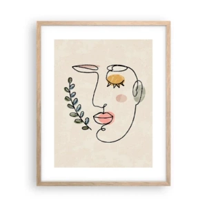 Poster în ramă de stejar deschis - Pacea regăsită - 40x50 cm