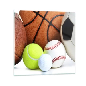 Tablou pe sticlă - Ne leagă mingea! - 60x60 cm