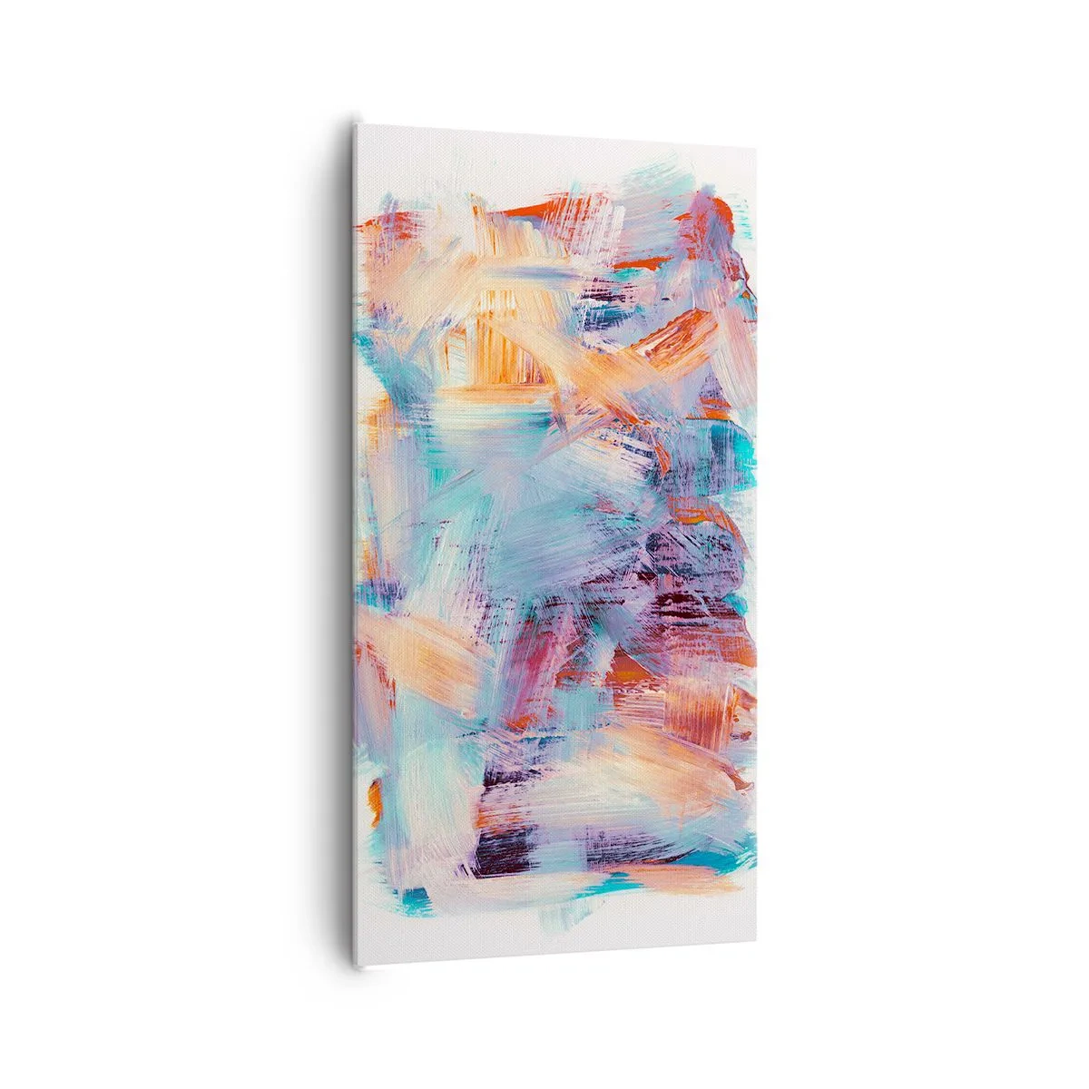 Tablou pe pânză - O dezordine colorată - 65x120 cm