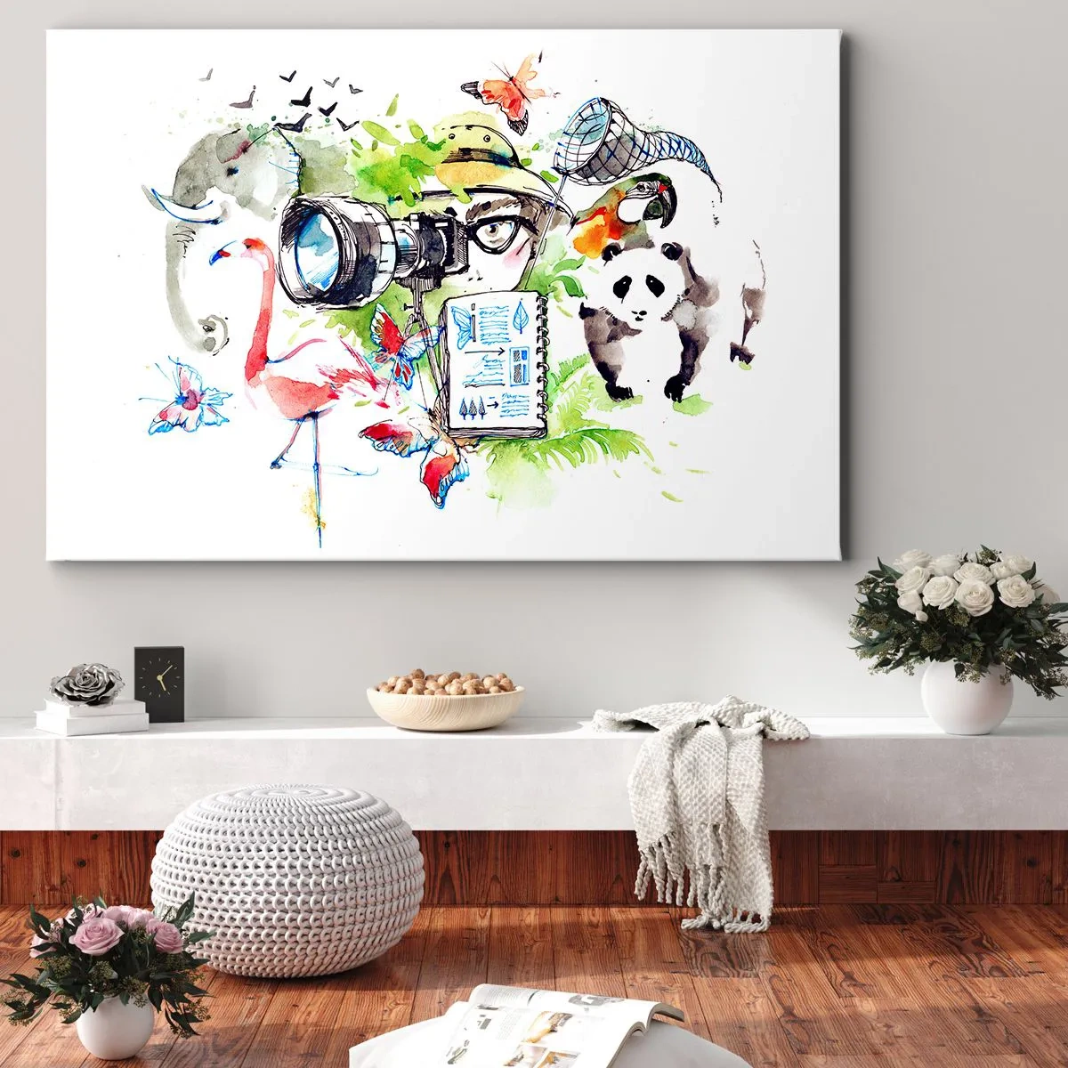 Tablou pe pânză - Prin obiectivul unui călător - 100x70 cm