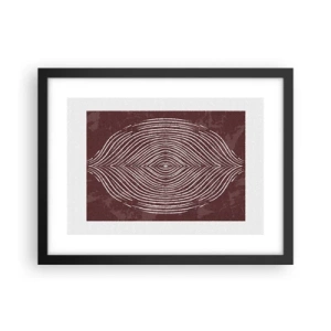 Poster în ramă neagră - Spațiul vorbește - 40x30 cm