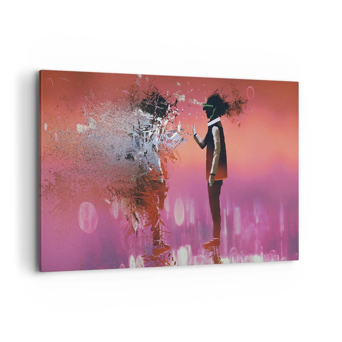 Tablou pe pânză - Este posibil să privești în interiorul tău? - 120x80 cm