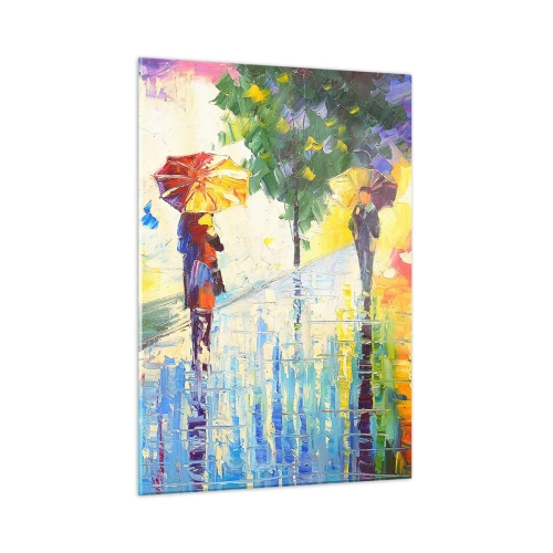 Tablou pe sticlă - Și totul este clar - 50x70 cm