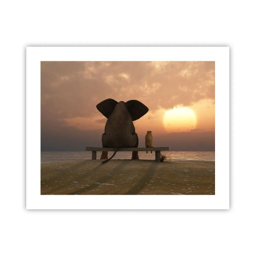 Poster - Este bine să tăcem împreună - 50x40 cm