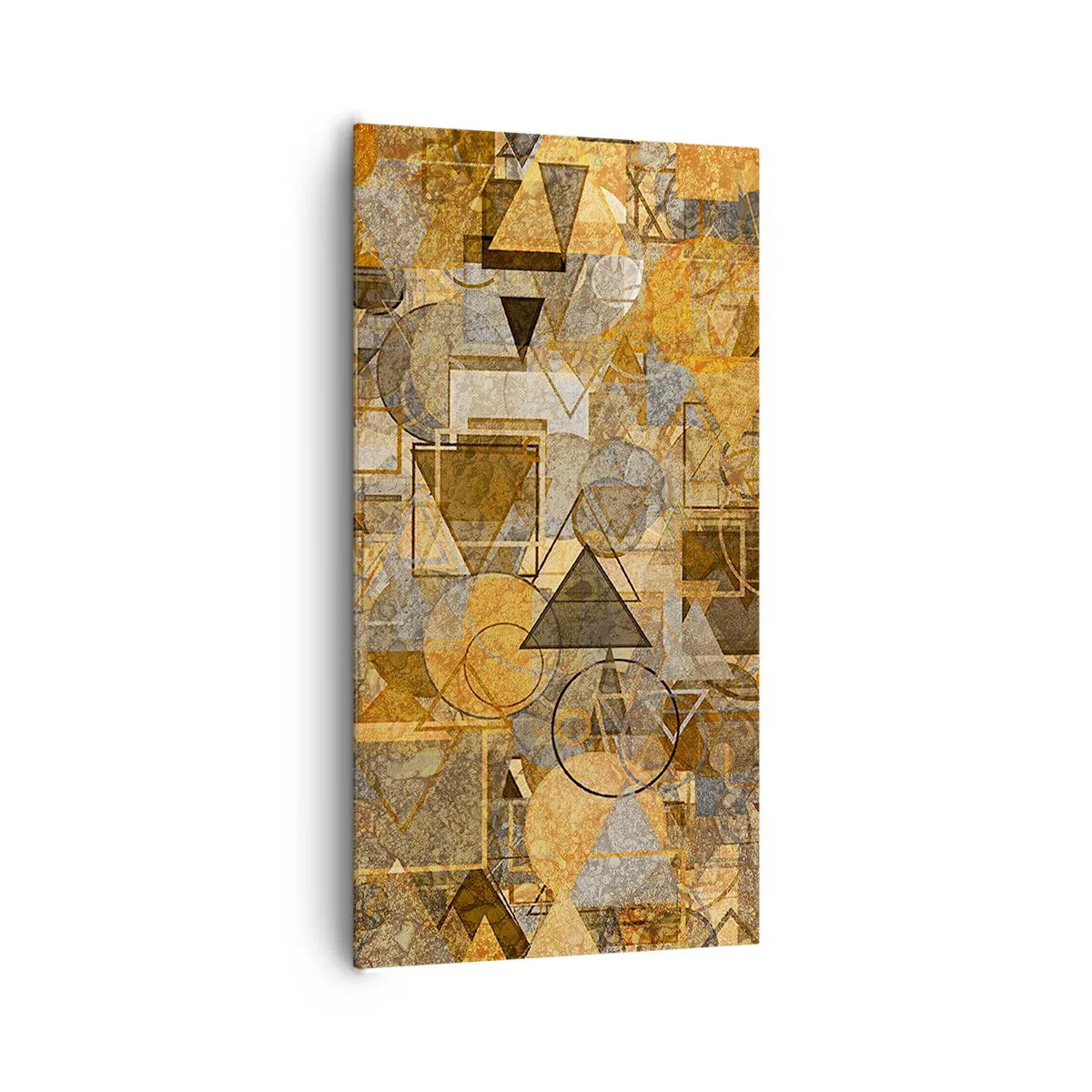 Tablou pe pânză - Lumea băgată în formă - 65x120 cm
