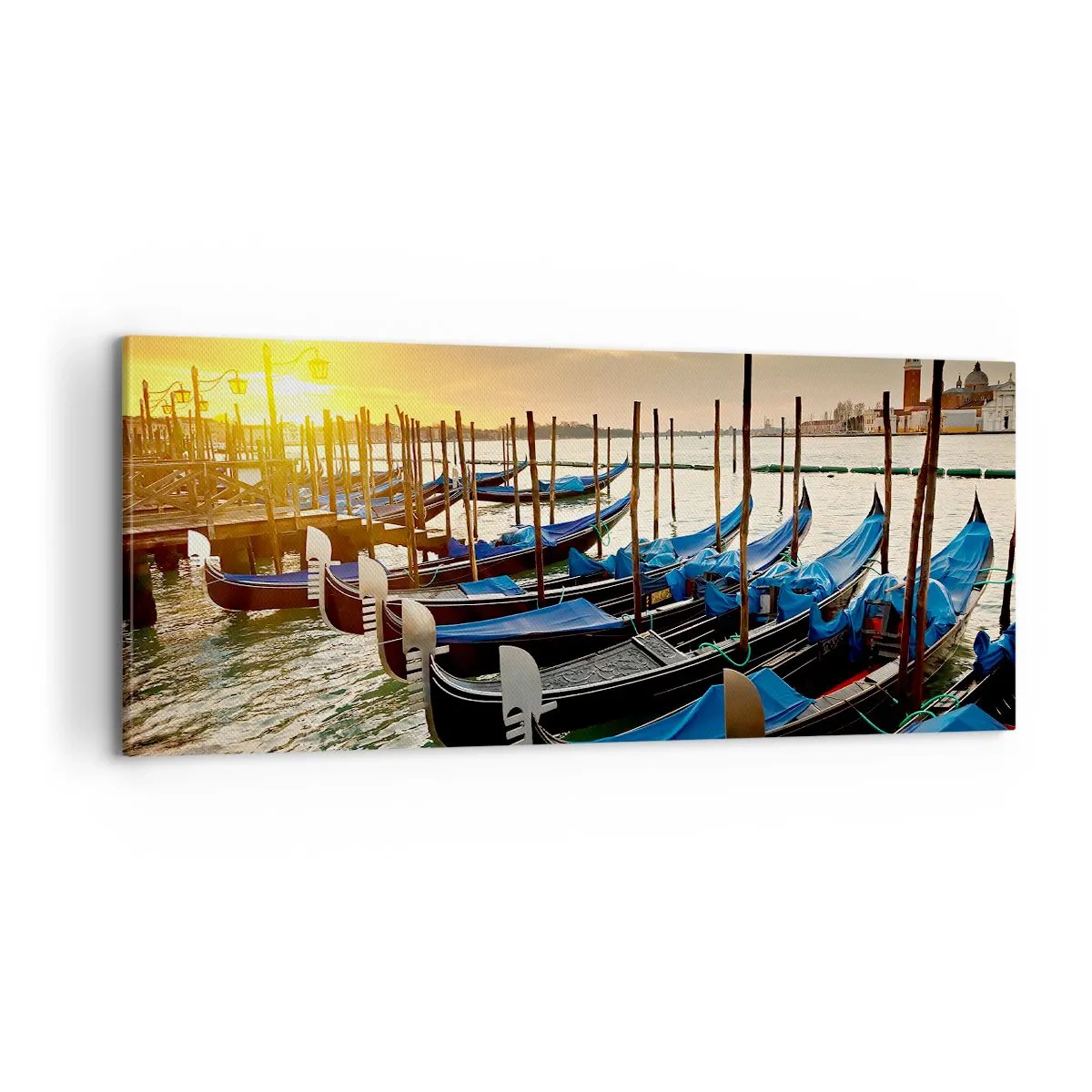 Tablou pe pânză - Înainte de a începe agitația - 100x40 cm