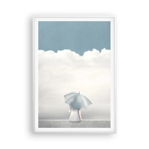 Poster în ramă albă - La limita dintre realitate și vise - 70x100 cm