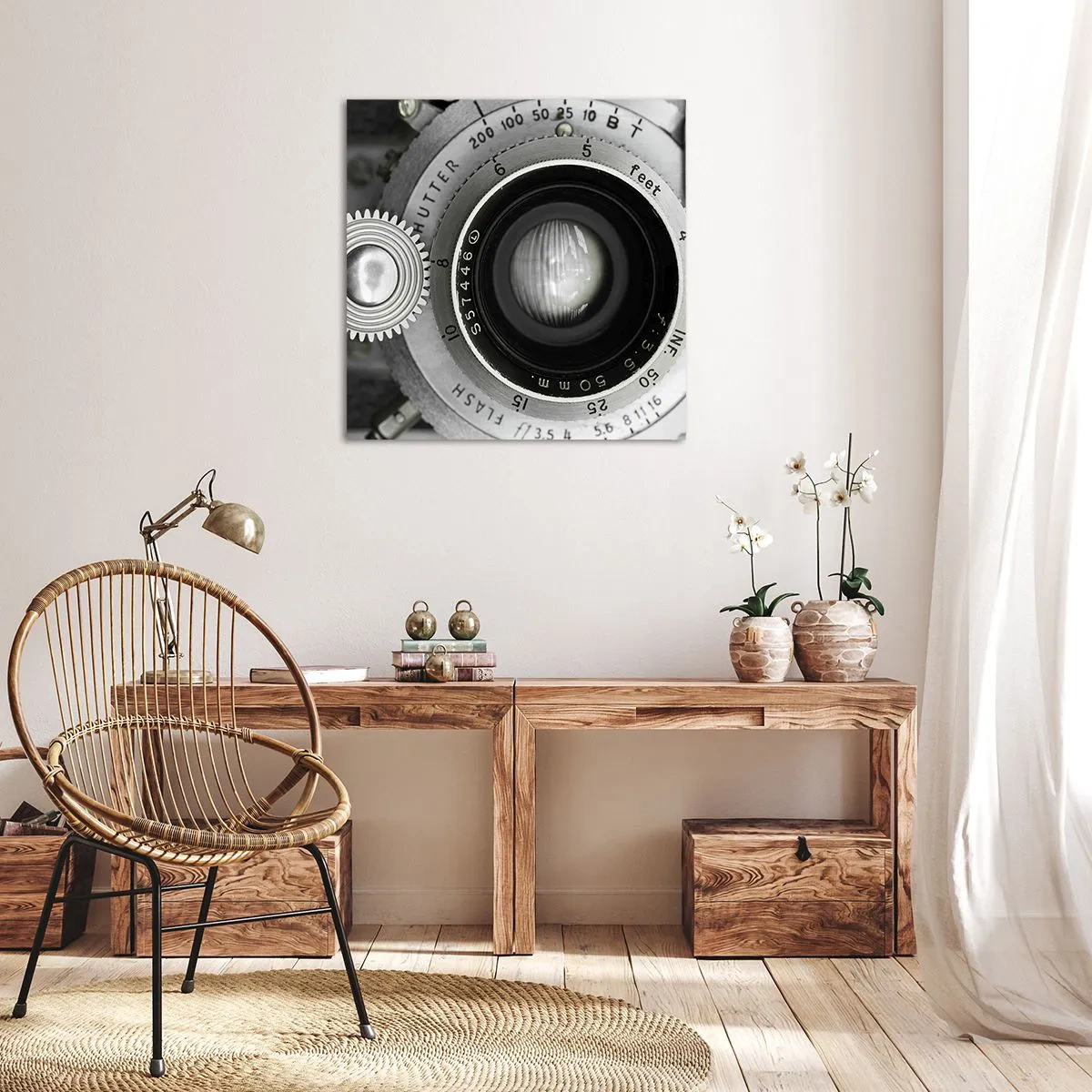 Tablou pe pânză - Povestea de la Hollywood - 40x40 cm