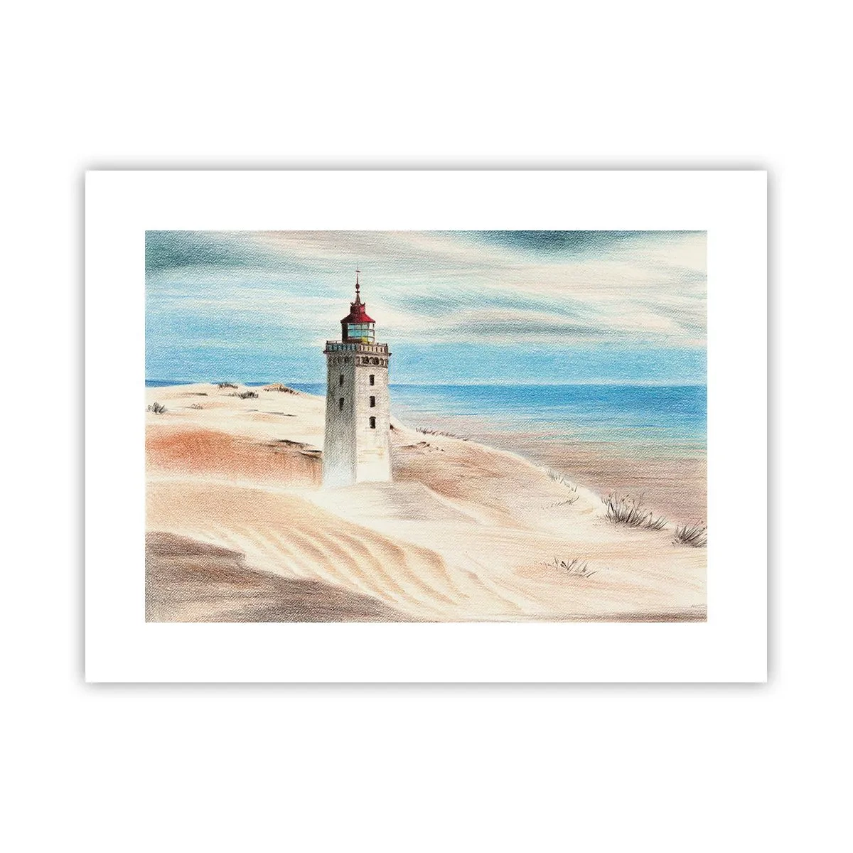 Poster - Privind mereu marea - 40x30 cm