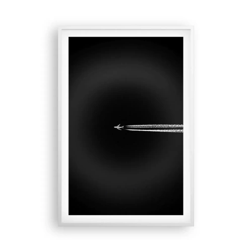 Poster în ramă albă - Într-o altă dimensiune - 61x91 cm