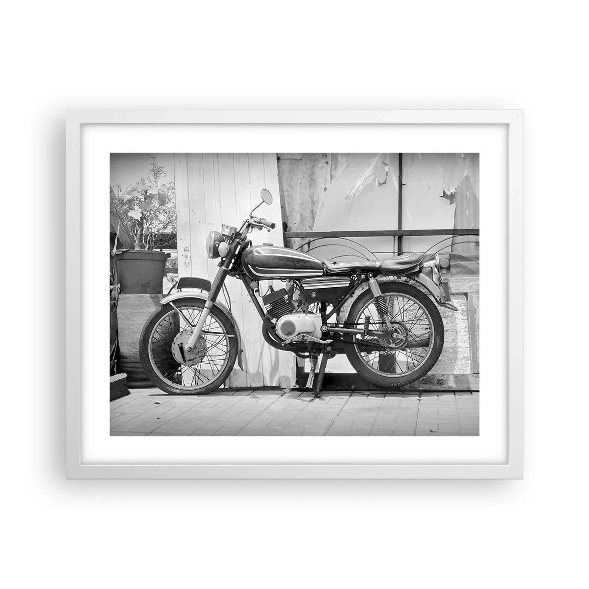Poster în ramă albă - Clasicul înainte de toate - 50x40 cm