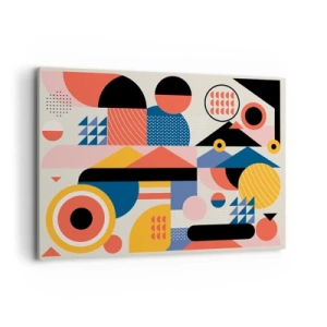 Tablou pe pânză - Compoziție: joacă-te - 100x70 cm