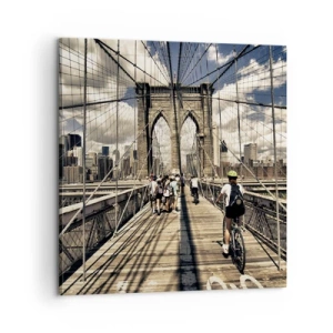 Tablou pe pânză - Chiar în inima orașului - 60x60 cm