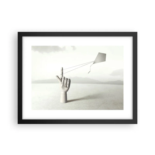 Poster în ramă neagră - Încercare de forță - 40x30 cm