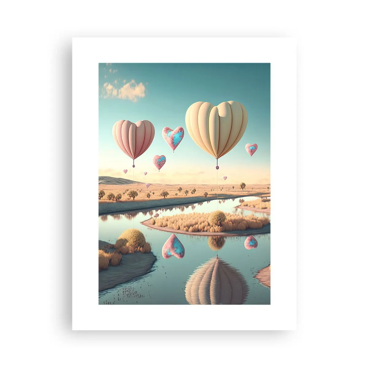 Poster - Iubirea ne înalță - 30x40 cm