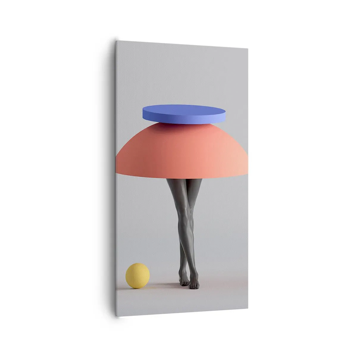 Tablou pe pânză - Compoziție suprarealistă - 65x120 cm