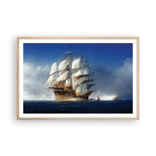 Poster în ramă de stejar deschis - The great glory! - 91x61 cm