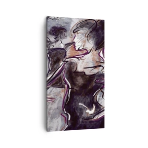 Tablou pe pânză - Se dizolvă în muzică - 45x80 cm