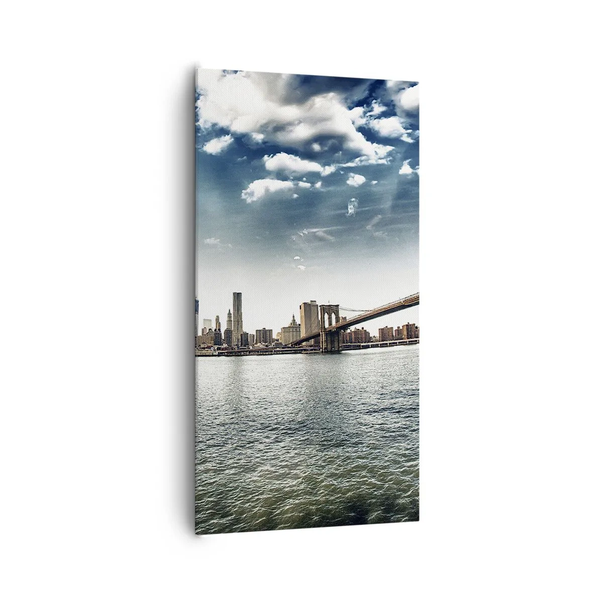 Tablou pe pânză - Insula de sticlă - 65x120 cm