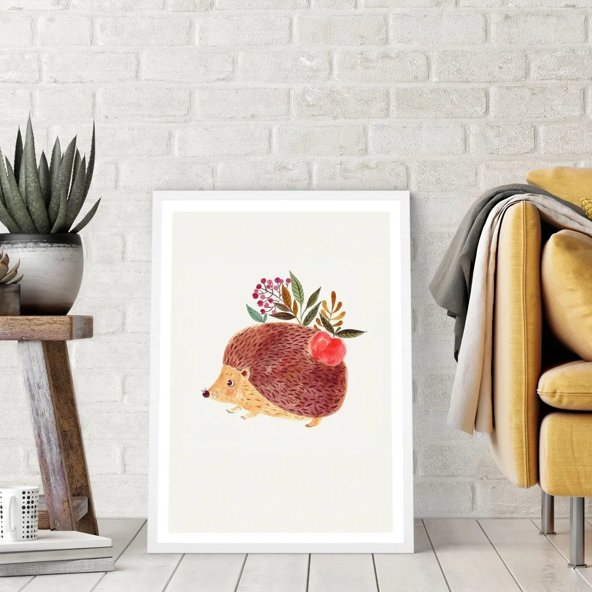 Poster în ramă albă - Și tu deja mă placi - 70x100 cm