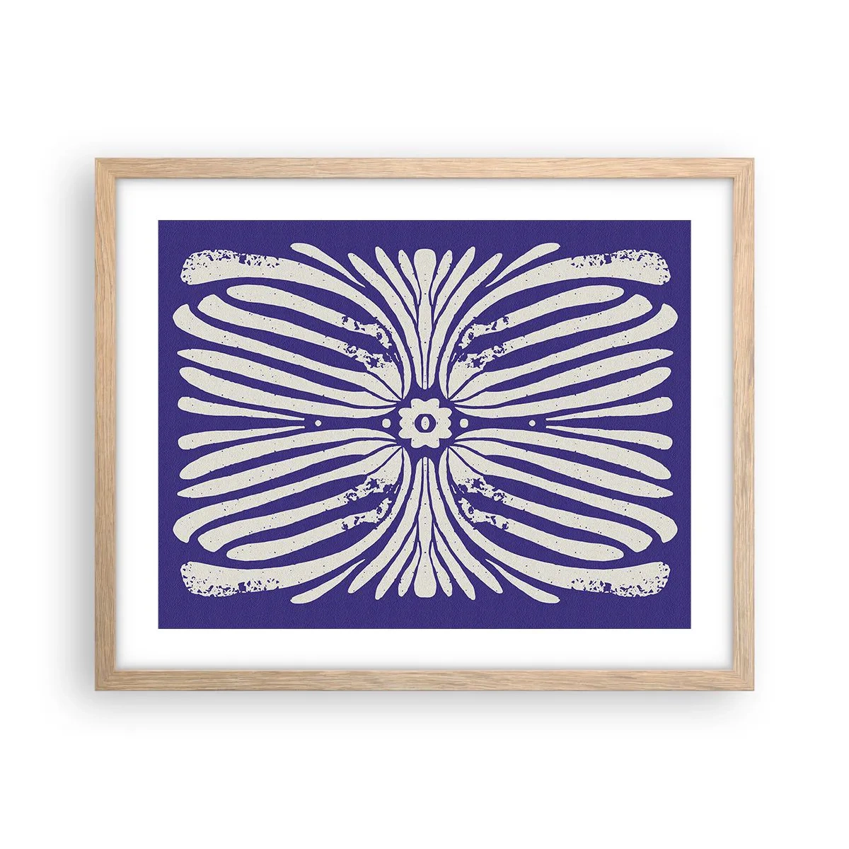 Poster în ramă de stejar deschis - Inspirații etnice - 50x40 cm