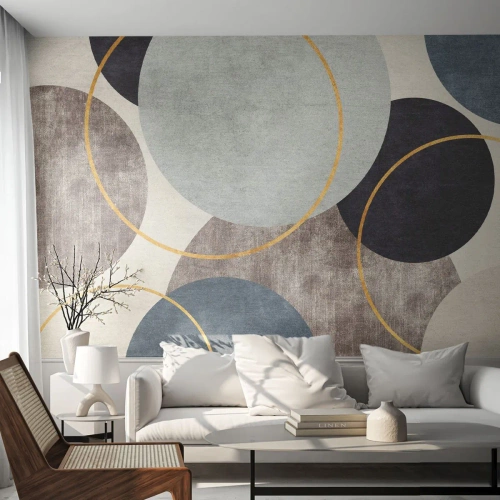 Tapet Standard Eco - Roată cu roată - Districte, Minimalist, Bucată - 150x105 cm