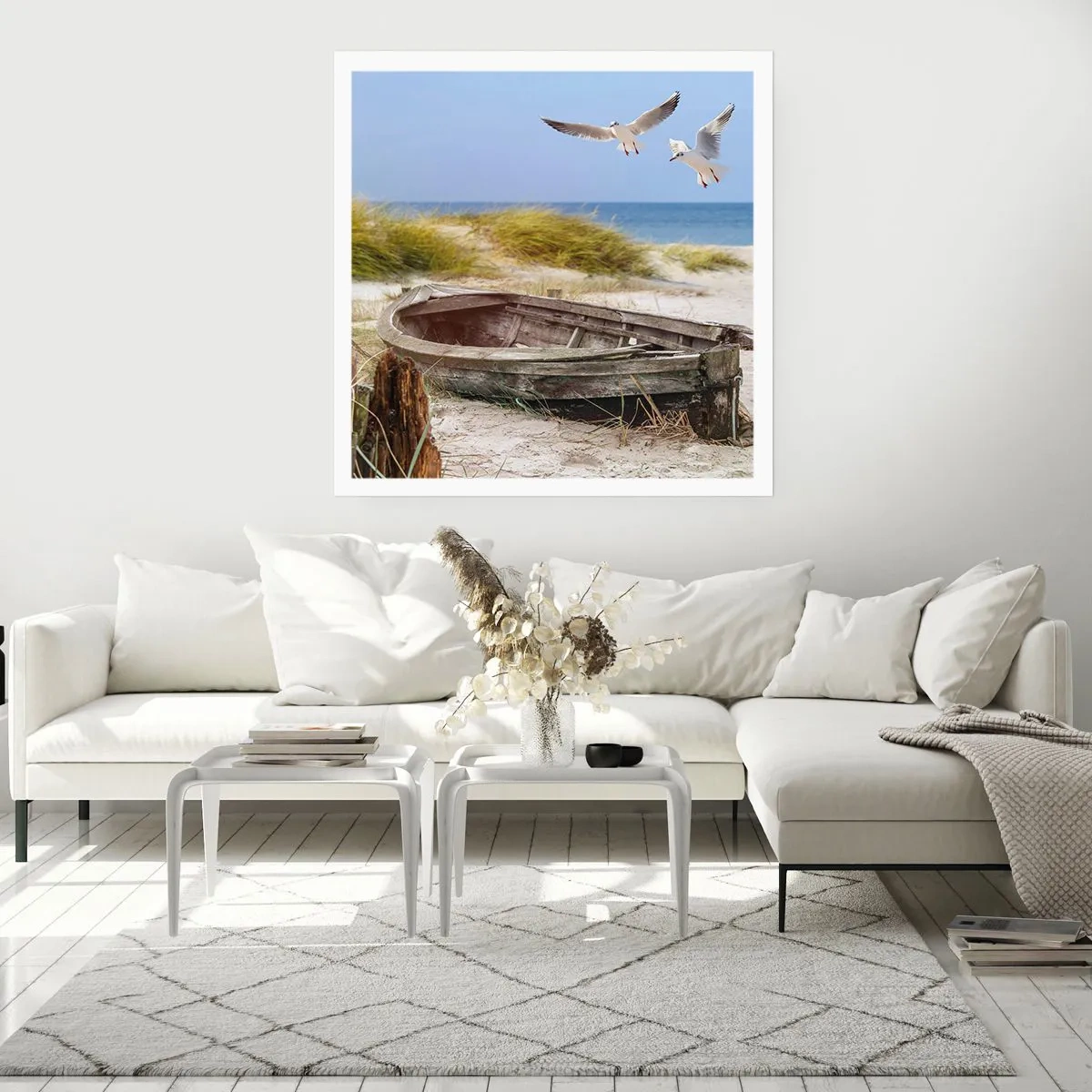 Poster - Scăldate în vânt - 60x60 cm