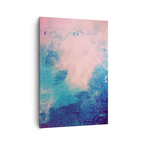 Tablou pe pânză - Îmbrățișare albastră - 70x100 cm