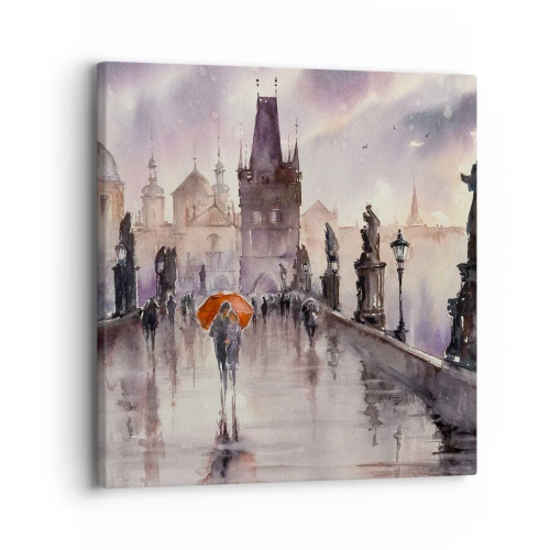 Tablou pe pânză - Oamenii nu se schimbă - 30x30 cm