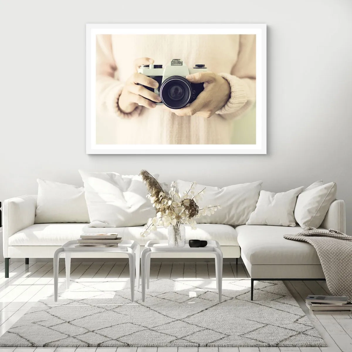 Poster în ramă albă - Pentru a vedea mai multe... - 70x50 cm