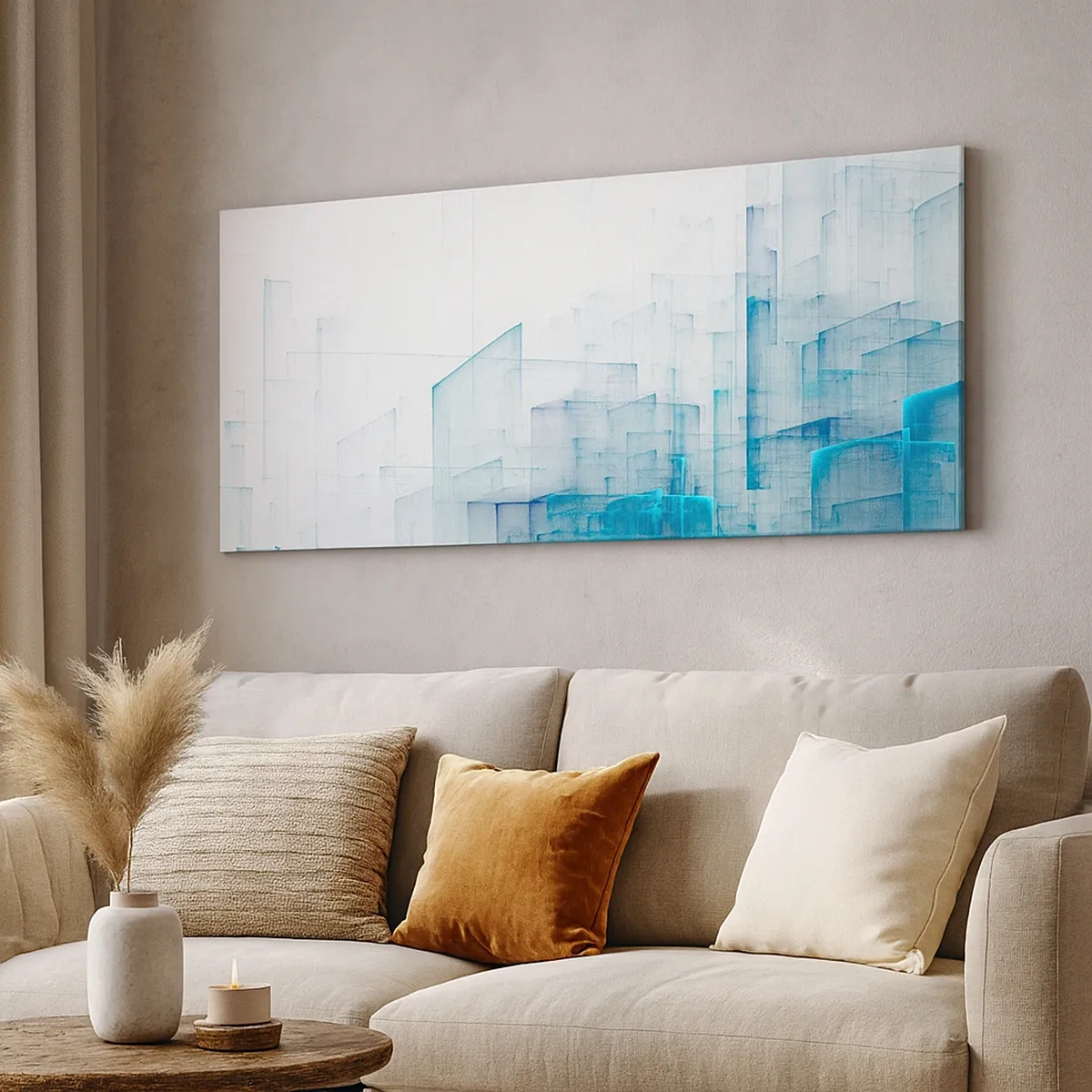 Tablou pe pânză - Cum a apărut spațiul - 30x30 cm